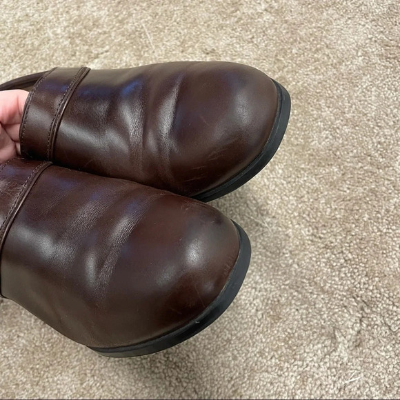 ARIAT BROWN LEATHER Slip on shoes size 9.5B - Picture 9 of 14